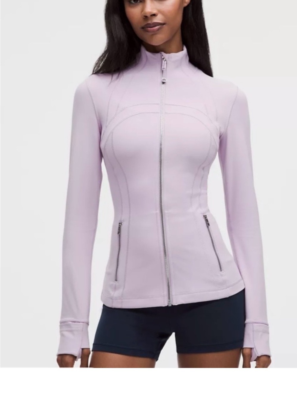 NWT Lululemon Define Jacket Nulu Lilac Mirror Silver Size 10 $128